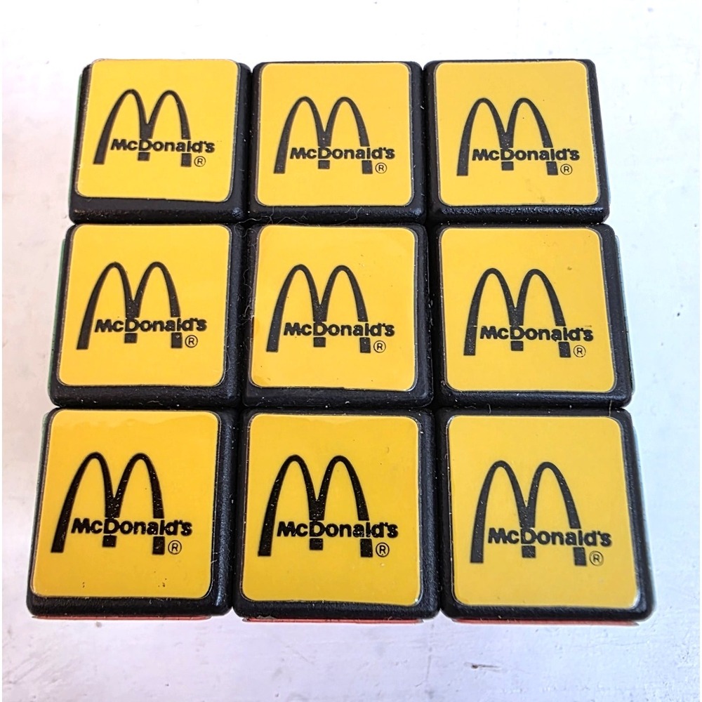 Vintage 1982 McDonald's Menu Puzzle Cube Toy w/ Original Box Mo' Money Retro - Picture 6 of 11